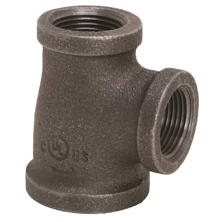 Proplus 3/4 x 1/2 Black Malleable Tee 45053